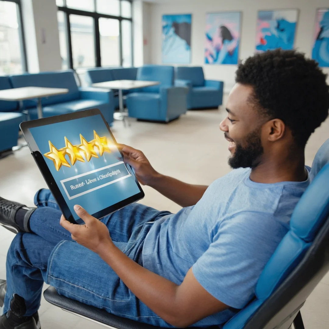 Five-star Google review for chiropractic practice with glowing patient rating
