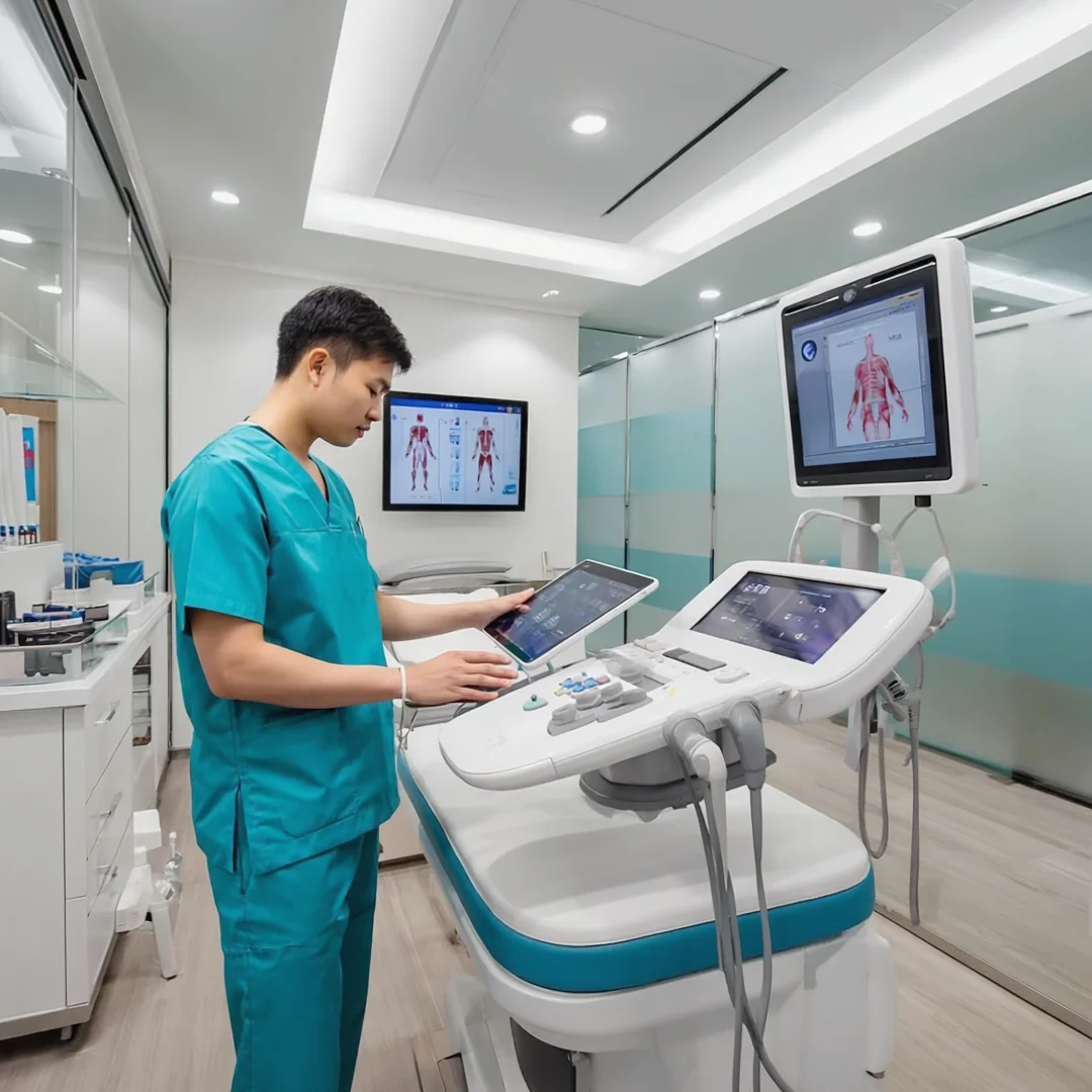 Modern chiropractic practice using up-to-date technology